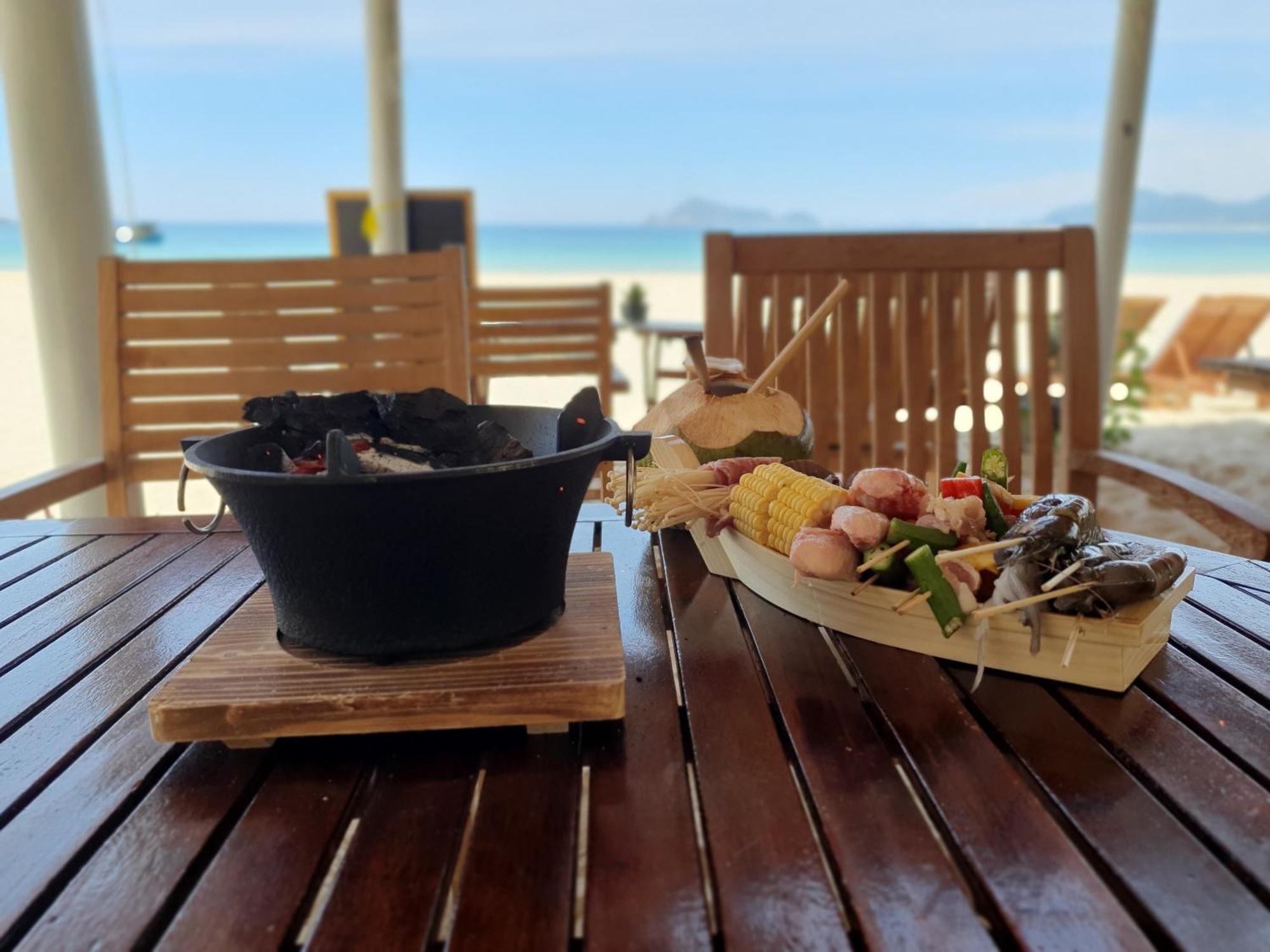Lucky Spot Beach Bungalow Song Cau Eksteriør bilde